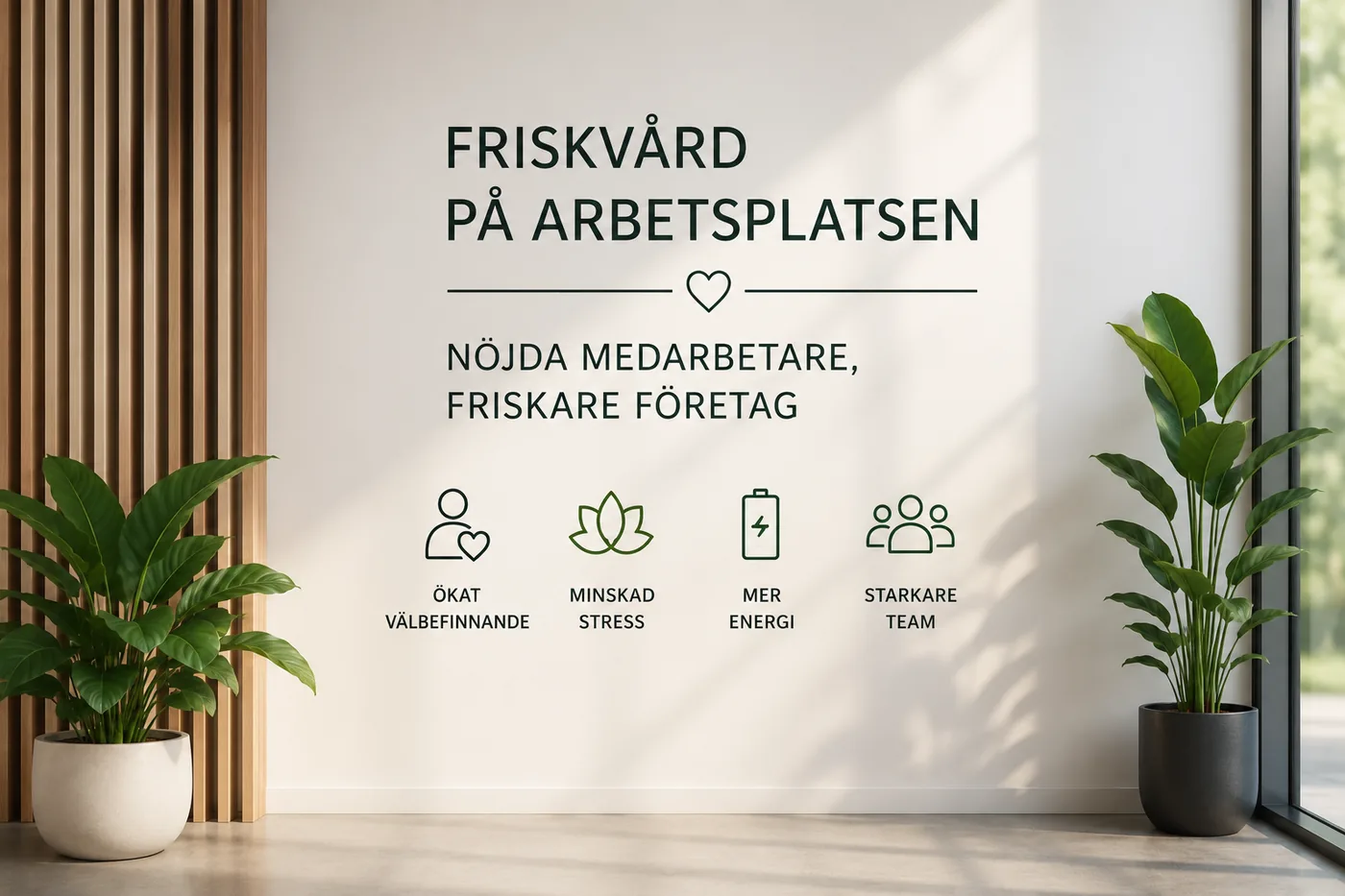 Friskvård på arbetsplatsen: nöjda medarbetare, friskare företag