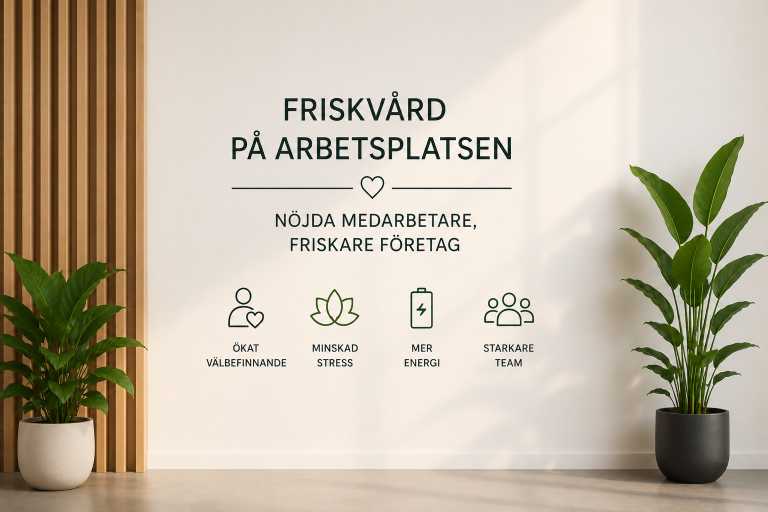 Massagestol på jobbet. Smart friskvård som lönar sig